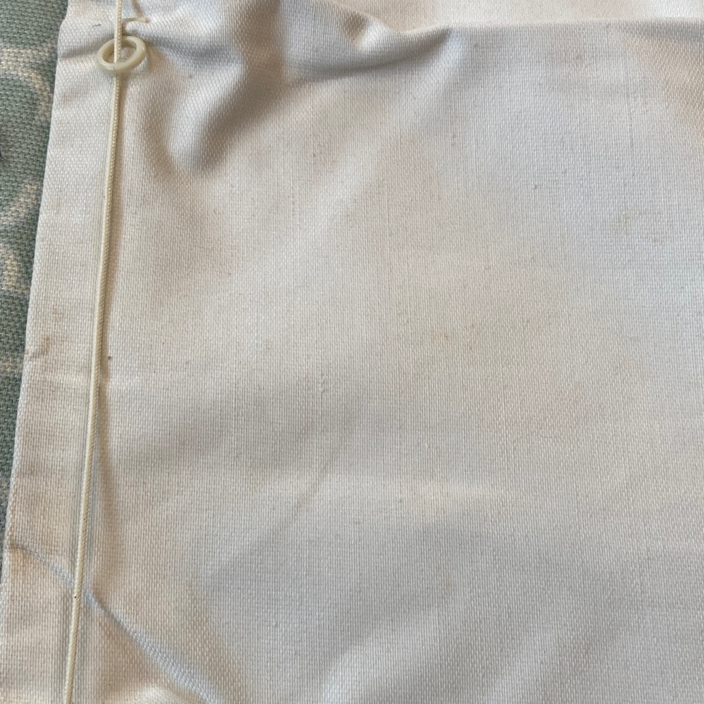 Set of Two French Door Relaxed Roman Shades Country House Toile Off Black Beige - Picture 11 of 12